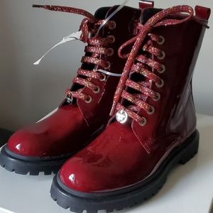 Girl's Patrizia Pepe Patent Leather Boots EU Sz 32